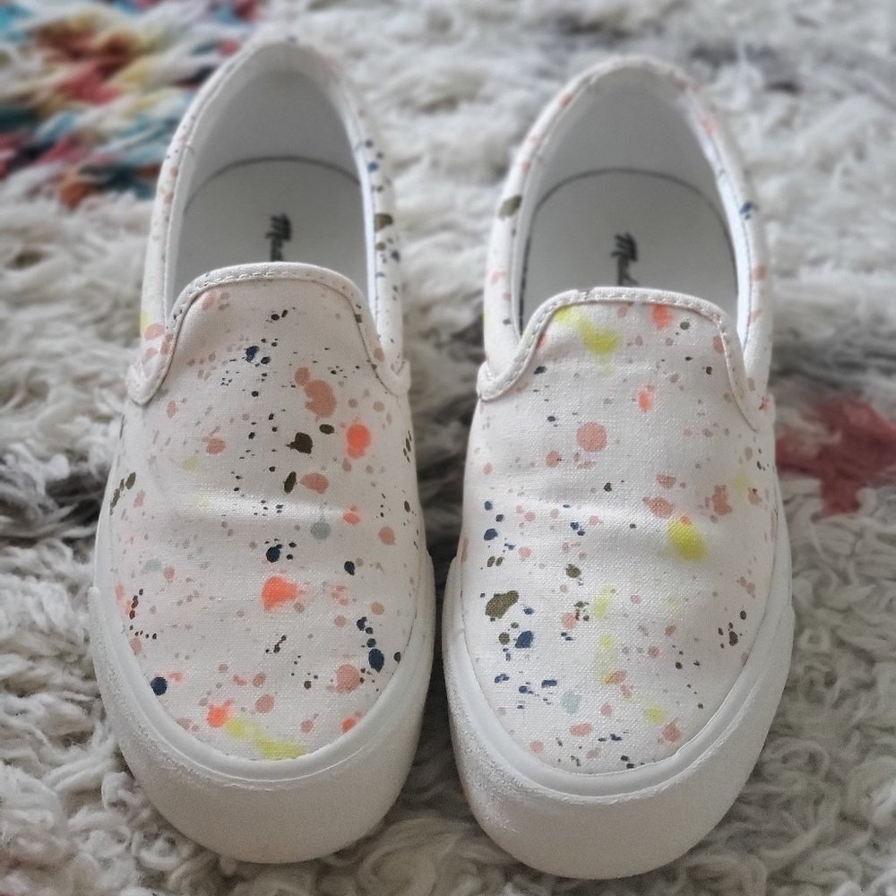 Madewell | Splatter Paint Slip-On Sneakers 7.5